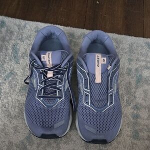 Brooks Ghost 12 Wide Blue Athletic Shoes